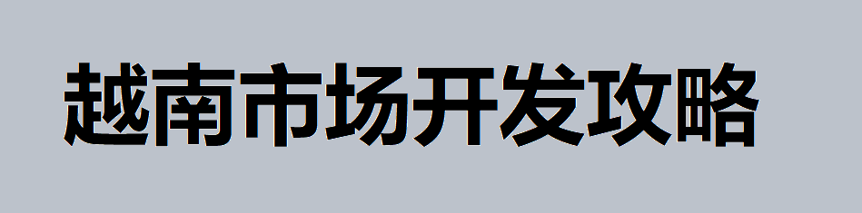 開發(fā)越南市場必備！